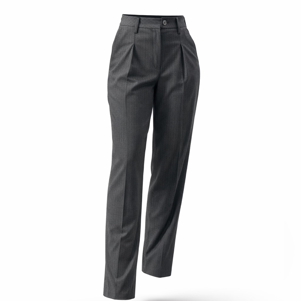 Wild Fable Gray Pinstripe Dress Pants Women’s Size 4 – High Waist Straight Leg